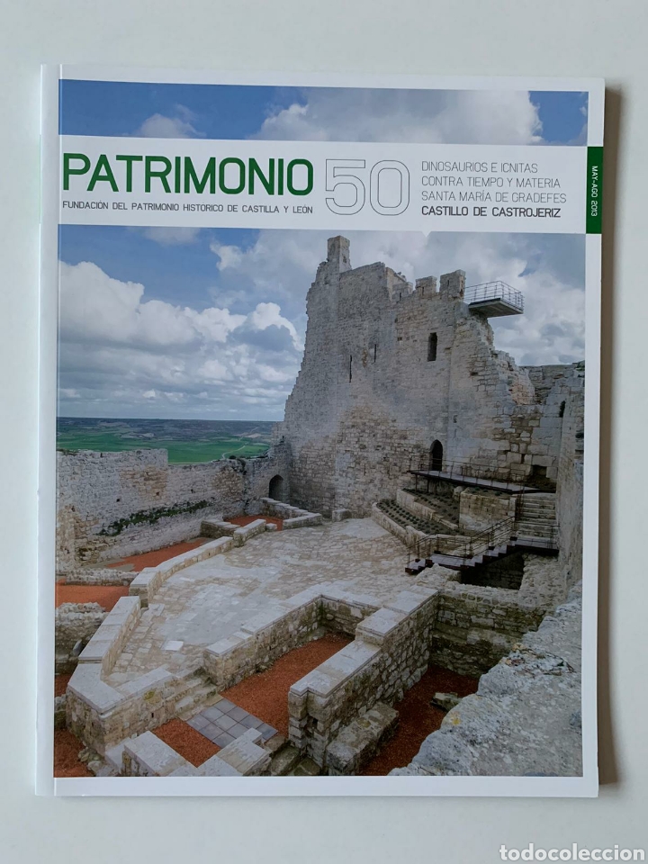 Coleccionismo de revistas y peri&oacute;dicos: Revista Patrimonio, n&uacute;mero 50, 2013. Castilla y Le&oacute;n. Santa Mar&iacute;a de Gradefes. Castillo Castrojeriz