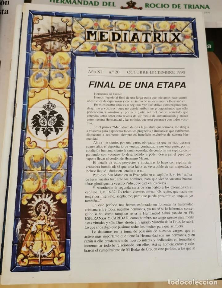Coleccionismo de Revistas y Peri&oacute;dicos: REVISTA BOLETIN MEDIATRIX A&Ntilde;O XI N&ordm;20 OCTUBRE 1990 - HERMANDAD EL CACHORRO - SEMANA SANTA SEVILLA