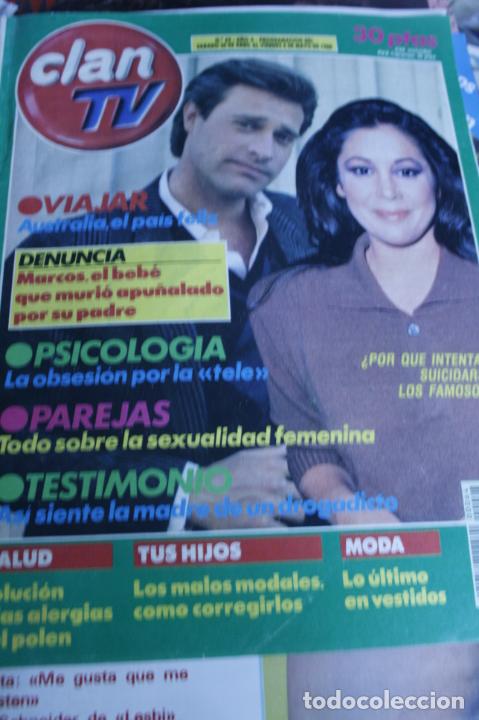 Coleccionismo de Revistas y Peri&oacute;dicos: REVISTA CLAN TV ISABEL PANTOJA PROGRAMACION TV 1988