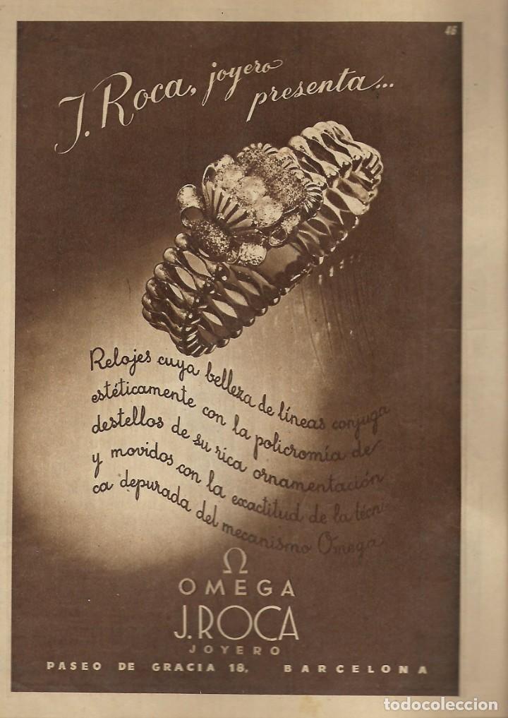 Coleccionismo de Revistas y Peri&oacute;dicos: HOJA DIARIO DE BARCELONA A&Ntilde;OS 40 ** J, ROCA JOYERO **