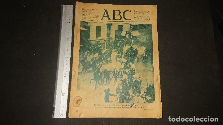 Coleccionismo de Revistas y Peri&oacute;dicos: PORTADAS ANTIGUAS PERIODICOS DE ABC Y ALGUNOS ARTICULOS , LEER DESCRIPCION