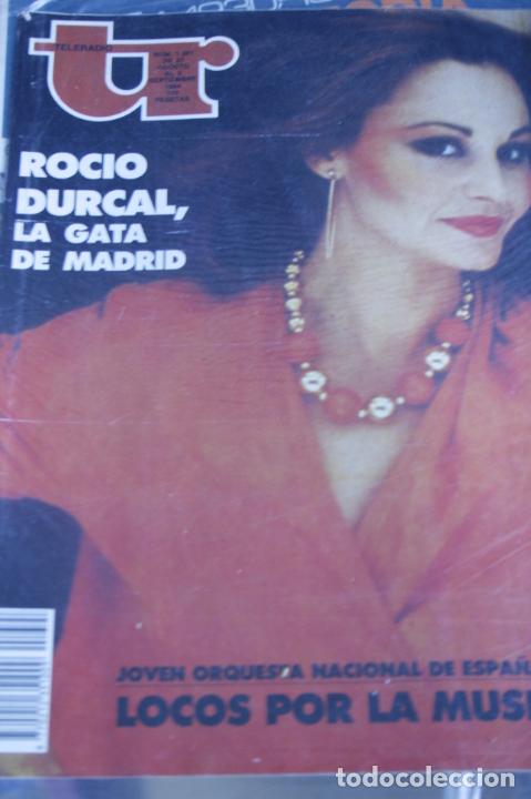 Coleccionismo de Revistas y Peri&oacute;dicos: ROCIO DURCAL ROSARIO FLORES SALVADOR DALI OBJETIVO BIRMANIA TELE RADIO N&ordm; 1391 1984