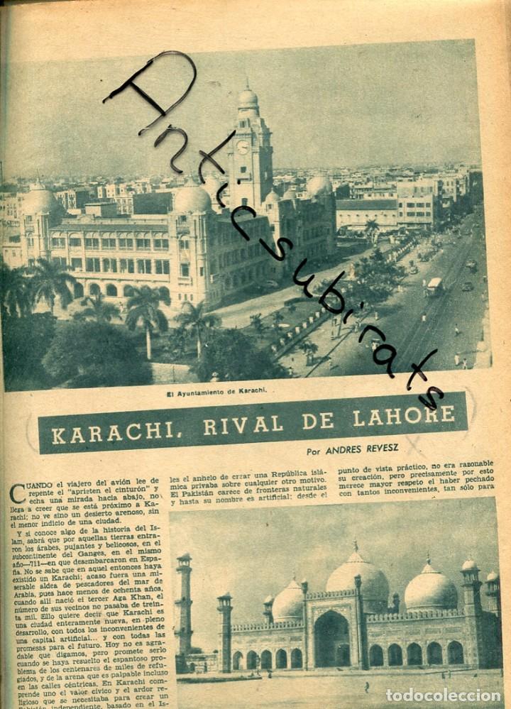 Coleccionismo de Revistas y Peri&oacute;dicos: ABC A&Ntilde;O 1957 CARACHI LAHORE FLOMAR ESCUELA SEVILLANA DE ESGRIMA JAMONES SERRANOS LOS TRES LEONES