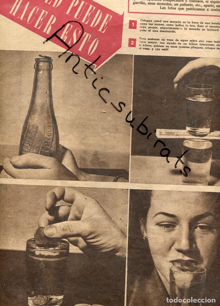 Collezionismo di Riviste e Giornali: REVISTA A&Ntilde;O 1948 TRUCOS DE MAGIA CASERA ILUSIONISMO