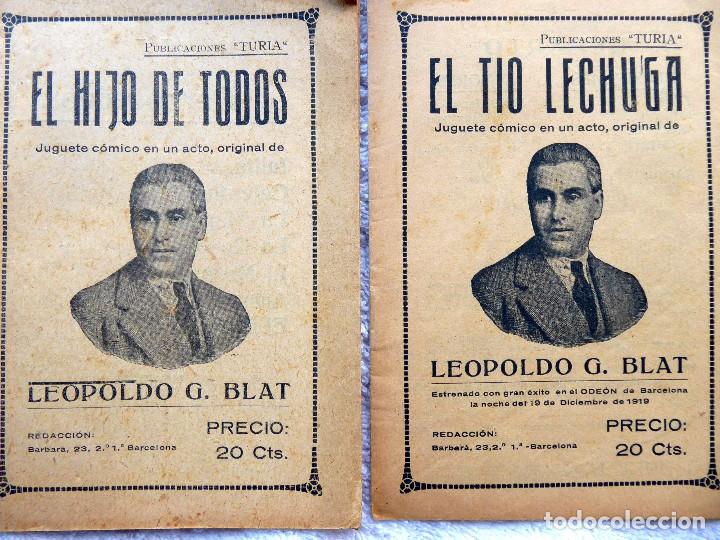 Collezionismo di Riviste e Giornali: PR-2131. EL HIJO DE TODOS / EL TIO LECHUGA. 2 REVISTAS PUBL. TURIA. A&Ntilde;OS 20. FUNCIONES C&Oacute;MICAS.