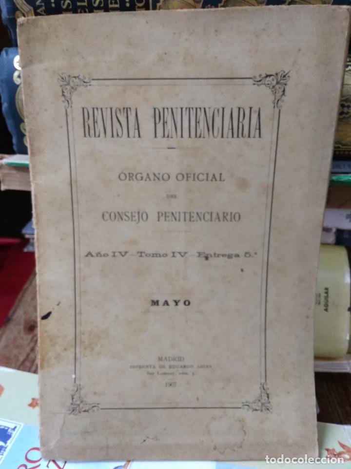 Sammeln von Zeitschriften und Zeitungen: Revista penitenciaria, consejo penitenciario mayo 1907. BA-108