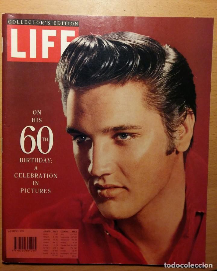 Coleccionismo de revistas y peri&oacute;dicos: ELVIS PRESLEY &rdquo;monogr&aacute;fico 60 cumplea&ntilde;os revista life&rdquo; americana para coleccionistas