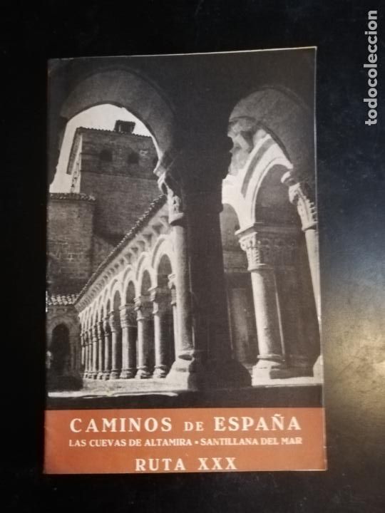 Colecionismo de Revistas e Jornais: REVISTA CAMINOS DE ESPA&Ntilde;A. LAS CUEVAS DE ALTAMIRA- SANTILLANA DEL MAR. 1958.