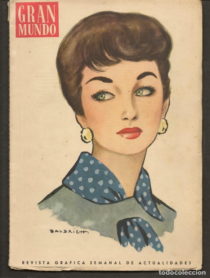 Coleccionismo de Revistas y Peri&oacute;dicos: GRAN MUNDO. N&ordm; 95. CARMEN SEVILLA / ANTONIO CASAL. 11 FEBRERO 1956. (B/A57)