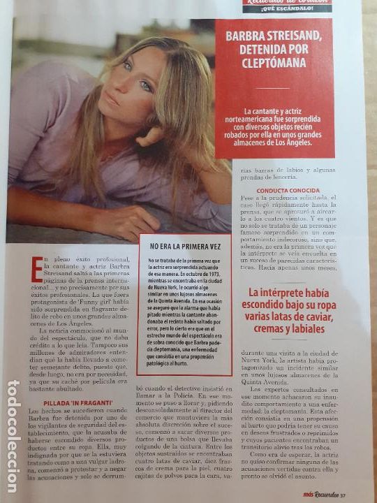 Coleccionismo de Revistas y Peri&oacute;dicos: barbra streisand