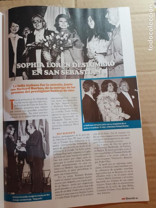Coleccionismo de Revistas y Peri&oacute;dicos: sofia loren en san sebastian sophia antonio ferrandis