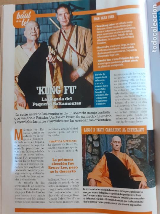Coleccionismo de Revistas y Peri&oacute;dicos: kung fu david carradine