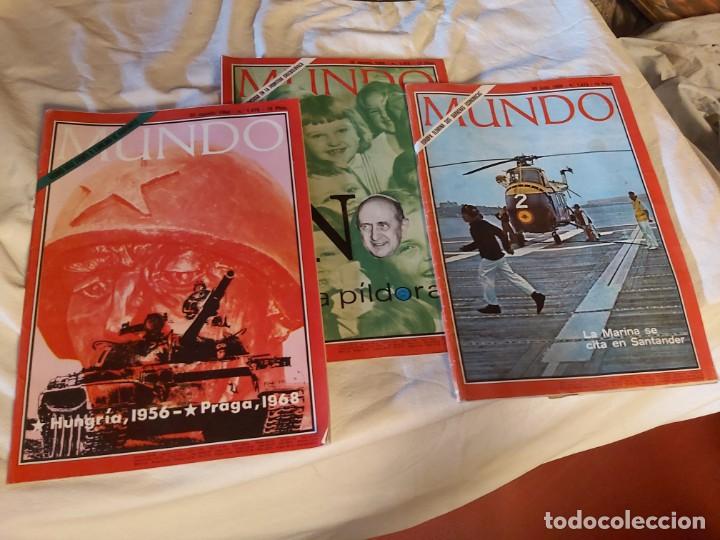 Colecionismo de Revistas e Jornais: REVISTA MUNDO. 1968. 20 de julio. 10 y 31 de agosto.