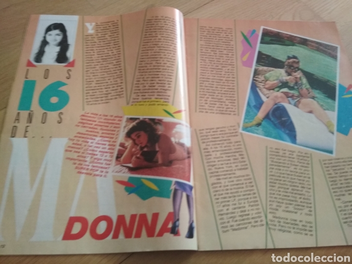Coleccionismo de Revistas y Peri&oacute;dicos: Reportaje de superpop de Madonna A&ntilde;os 80s
