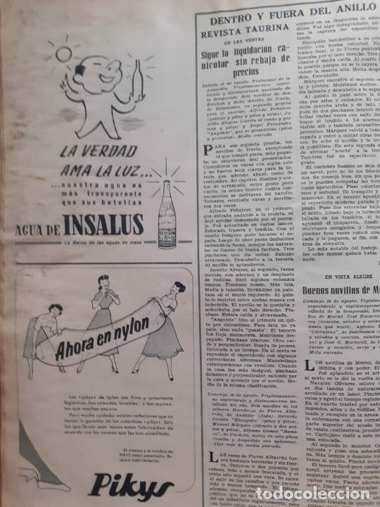 Sammeln von Zeitschriften und Zeitungen: 1953 anuncio agua insalus pikys