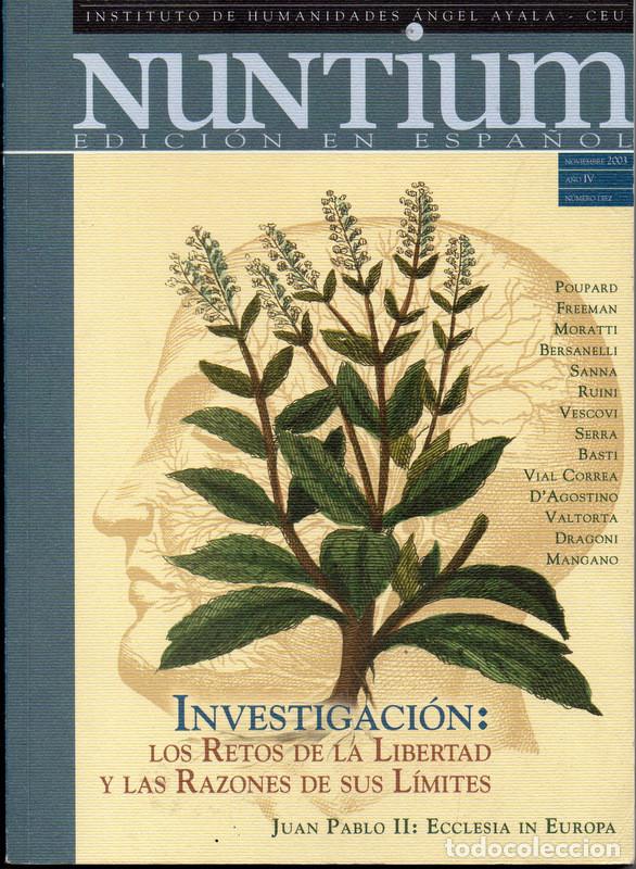 Collectionnisme de Revues et Journaux: Nuntium, Noviembre 2003