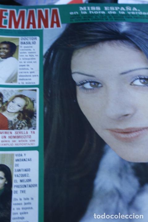 Coleccionismo de Revistas y Peri&oacute;dicos: BASILIO TONY LANDA CARMEN SEVILLA AMPARO MU&Ntilde;OZ ROCK HUDSON ANTO&Ntilde;ITA MORENO NURIA FELIU MISS UNIVERSO