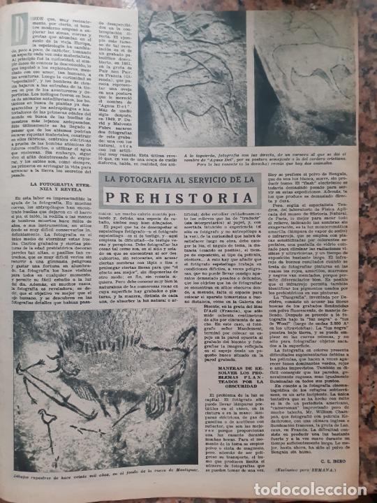 Coleccionismo de Revistas y Peri&oacute;dicos: 1953 fotografia y prehistoria