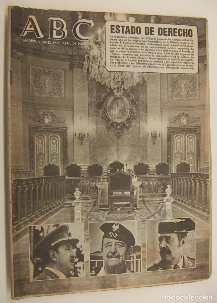 Coleccionismo de Revistas y Peri&oacute;dicos: Diario ABC 29 Abril 1983
