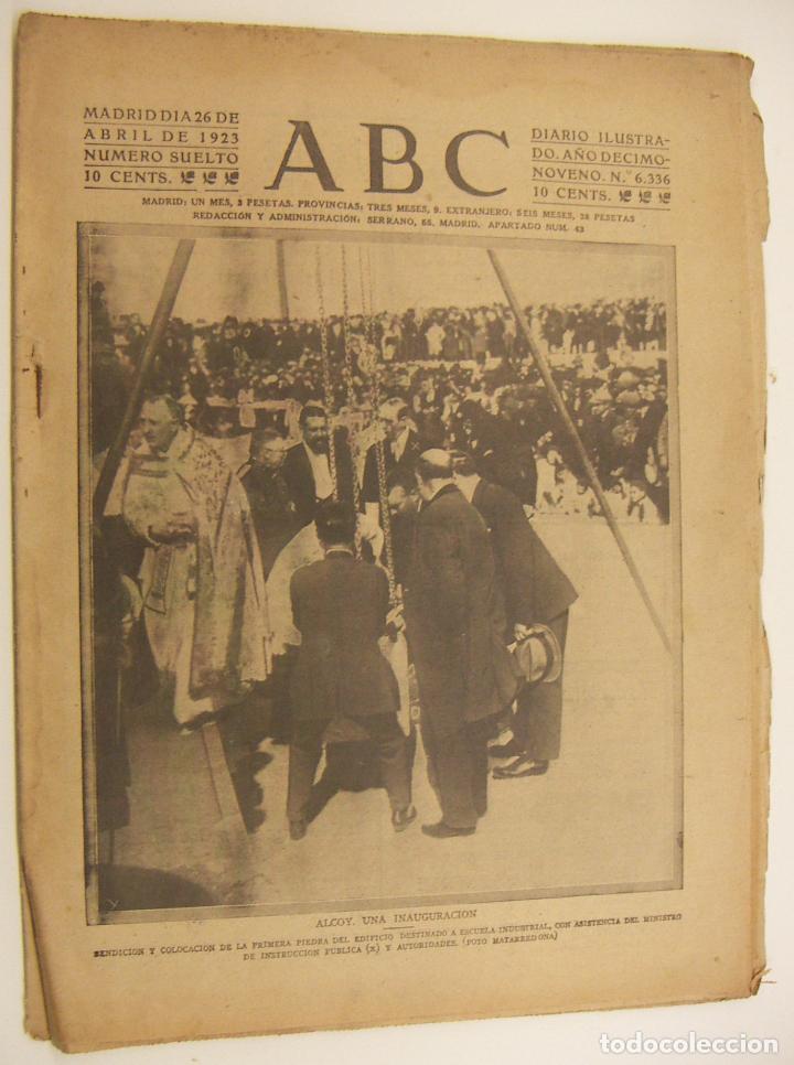 Coleccionismo de Revistas y Peri&oacute;dicos: Diario ABC 26 Abril 1923 N&ordm; 6336