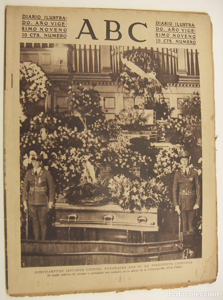 Coleccionismo de Revistas y Peri&oacute;dicos: Diario ABC 23 enero 1933 N&ordm; 9266