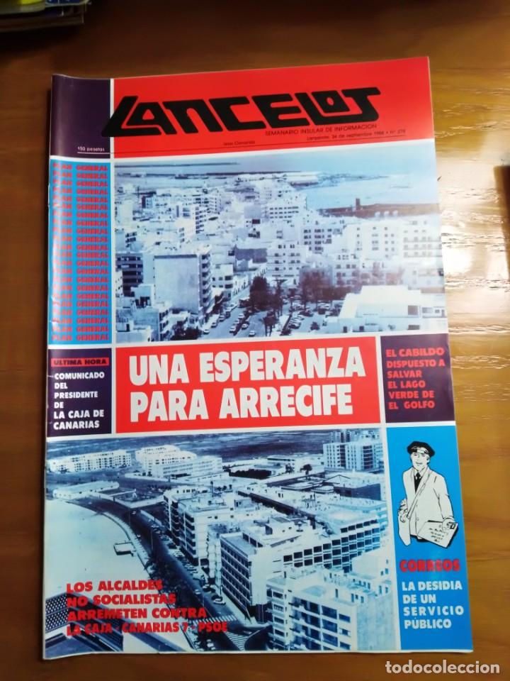 Coleccionismo de revistas y peri&oacute;dicos: Semanario Lancelot n&ordm; 278 Septiembre 1988 - Una esperanza para Arrecife