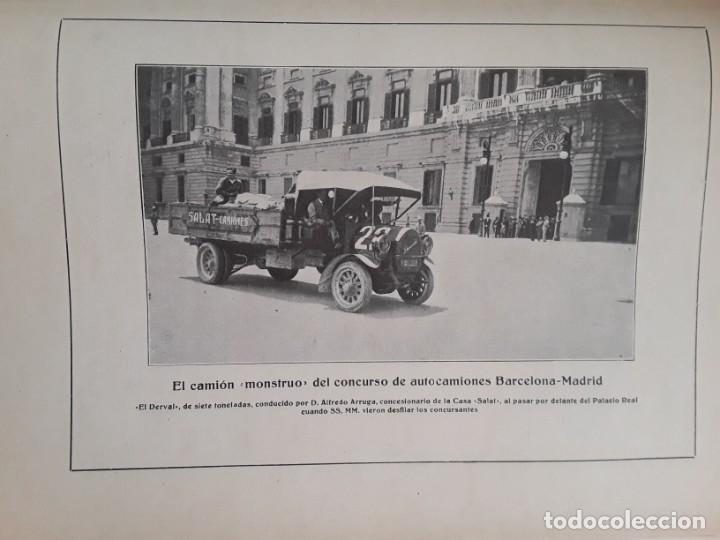 Collezionismo di Riviste e Giornali: VUELTA CATALU&Ntilde;A AUTOMOVILES STUZ CONCURSO AUTOCAMIONES BARCELONA-MADRID DERVAL 2 HOJA A&Ntilde;O 1920