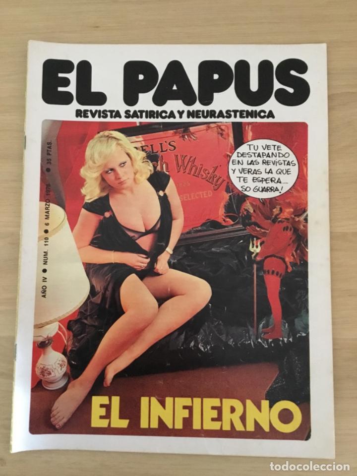 Coleccionismo de Revistas y Peri&oacute;dicos: El Papus n&uacute;mero 110 El infierno 6 Marzo 1976