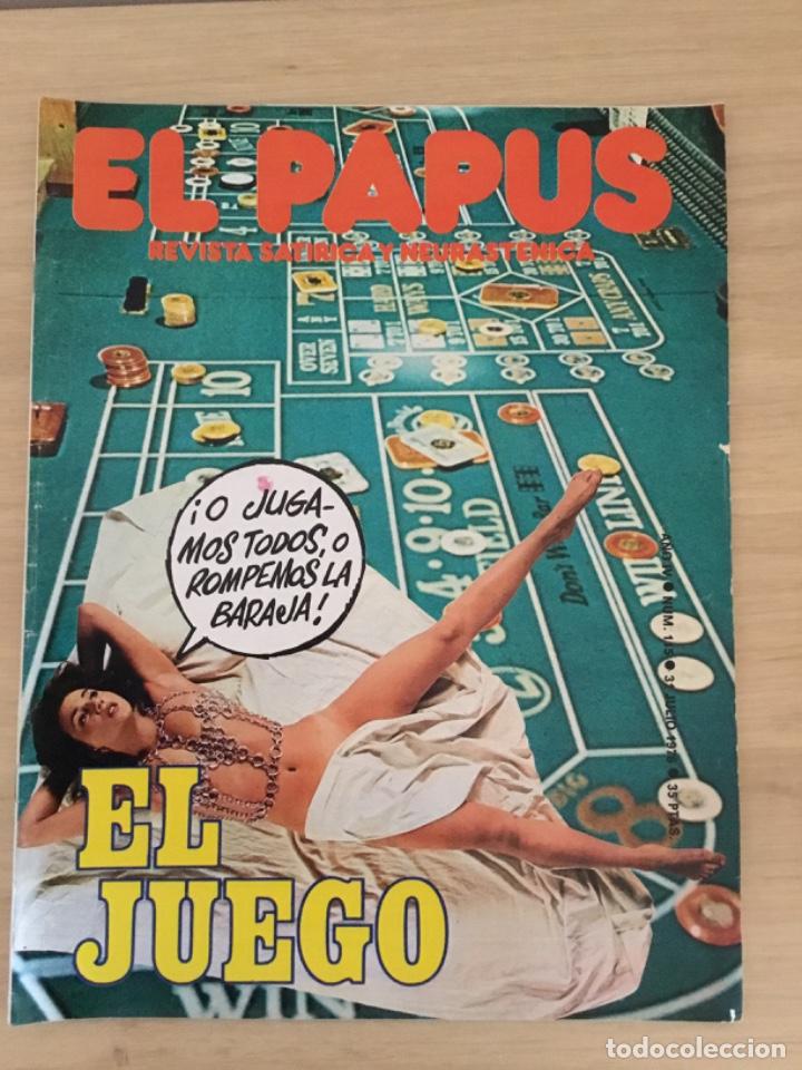 Coleccionismo de Revistas y Peri&oacute;dicos: El Papus n&uacute;mero 115 El juego 31 Julio 1976