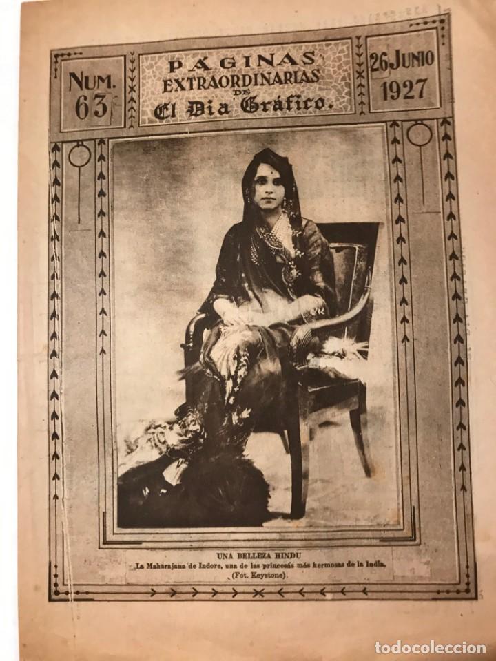 Collectionnisme de Revues et Journaux: EL DIA GRAFICO PAGINAS EXTRAORDINARIAS NUM 63 26 JUNIO 1927