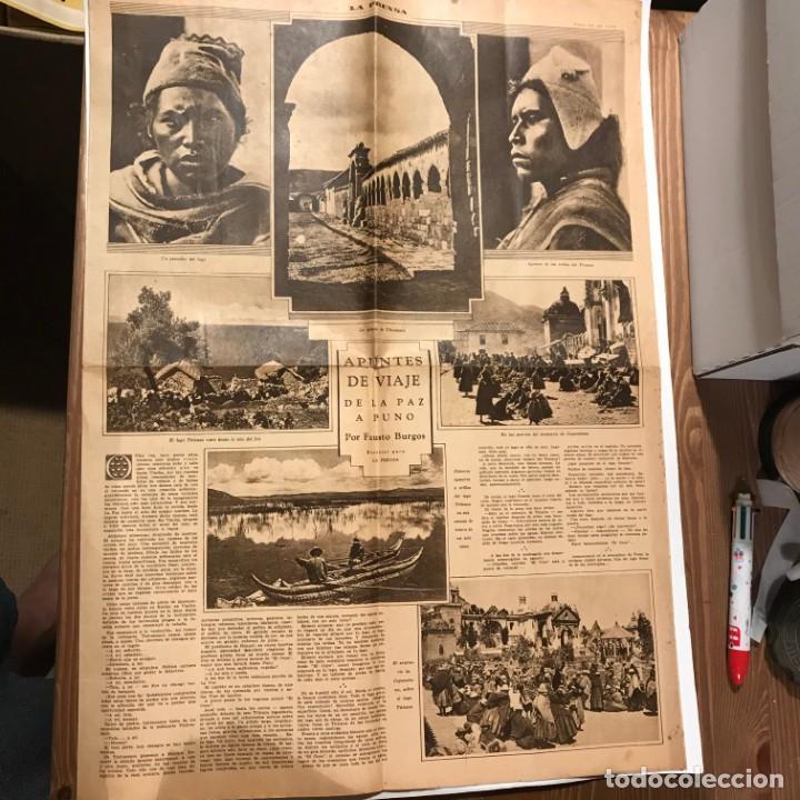 Coleccionismo de Revistas y Peri&oacute;dicos: LA PRENSA 25 MAYO 1930 REVISTA DE CAMPAMENTO RANCAGUA CHILE. POSTER OLEO JUAN MANUEL BLANES