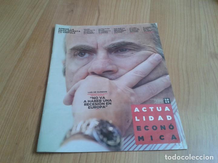 Coleccionismo de Revistas y Peri&oacute;dicos: Actualidad Econ&oacute;mica n&ordm; 69 -- Dic/2019 -- Luis de Guindos, Jos&eacute; Ignacio S&aacute;nchez Gal&aacute;n, Ibex, Ambar