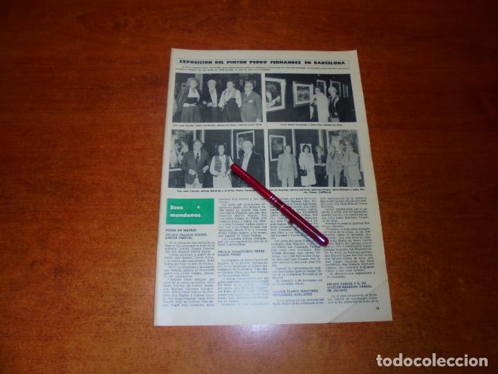Coleccionismo de revistas y peri&oacute;dicos: CLIPPING 1978: EXPOSICI&Oacute;N DEL PINTOR PEDRO FERN&Aacute;NDEZ - CASA DE VEL&Aacute;ZQUEZ CLAUSURA DE CURSO