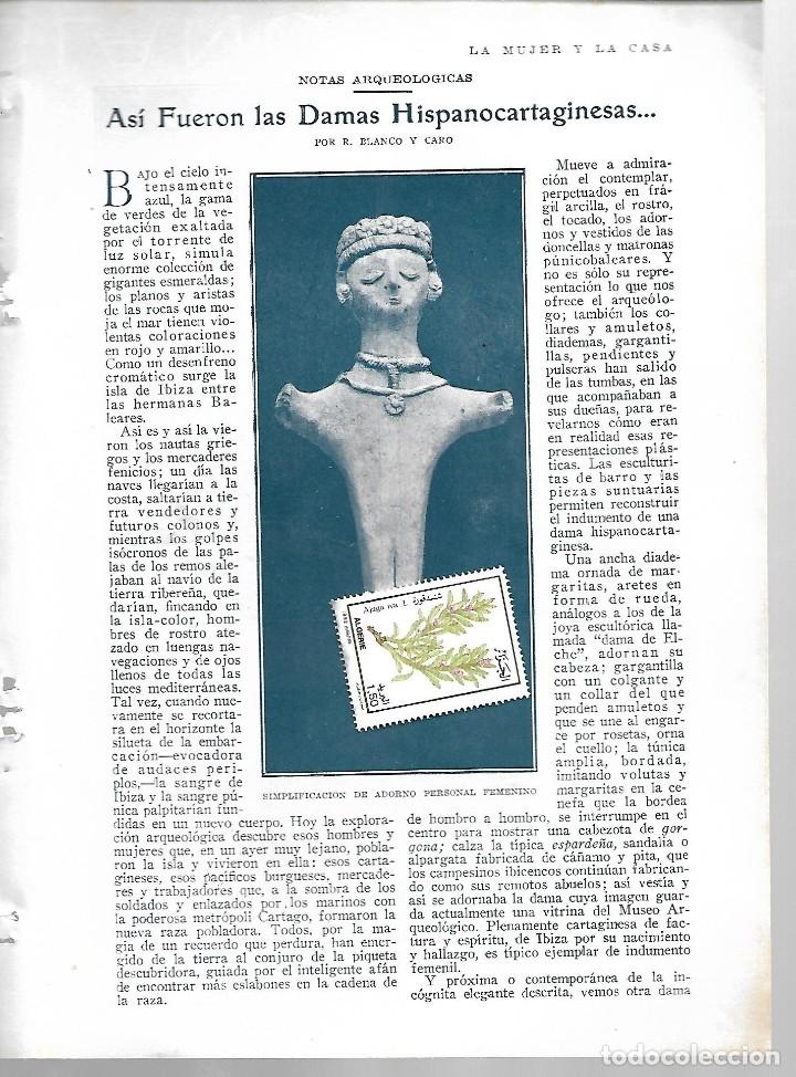 Collection Magazines and Newspapers: BYN MARZO 1928.DAMAS HISPANO CARTAGINESES. NOTAS ARQUEOLOGICAS R. BLANCO Y CARO. PETROLEO GAL
