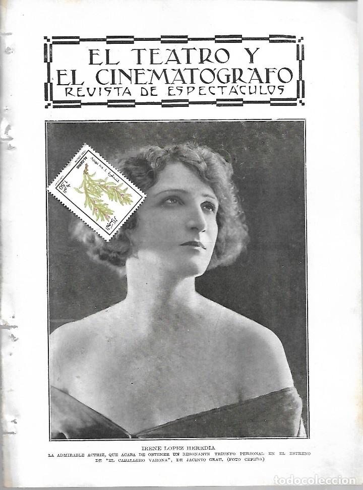 Sammeln von Zeitschriften und Zeitungen: BYN MARZO 1928.ACTRIZ IRENE LOPEZ HEREDIA JACINTO GRAU ANTONIO MENDIZ BOLIS MARTINEZ SIERRA