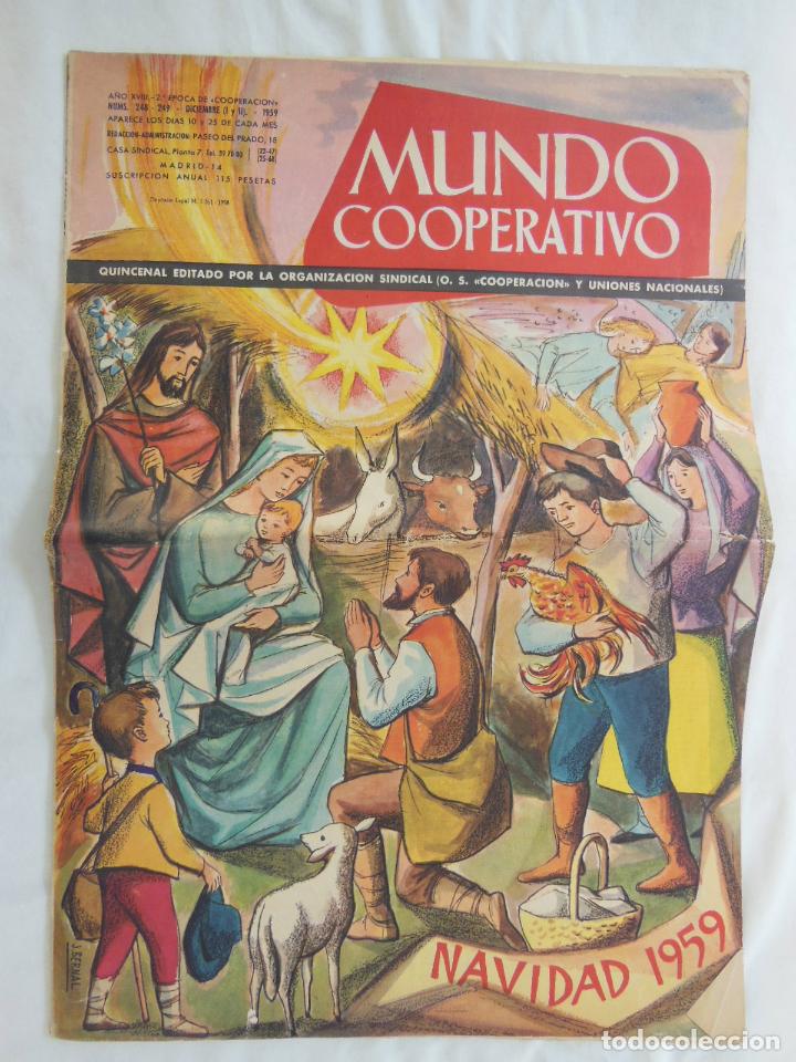 Coleccionismo de revistas y peri&oacute;dicos: MUNDO COOPERATIVO. A&ntilde;o XVIII, 2&ordf; &eacute;poca N&uacute;ms 248 - 249 Diciembre (I y II) 1959
