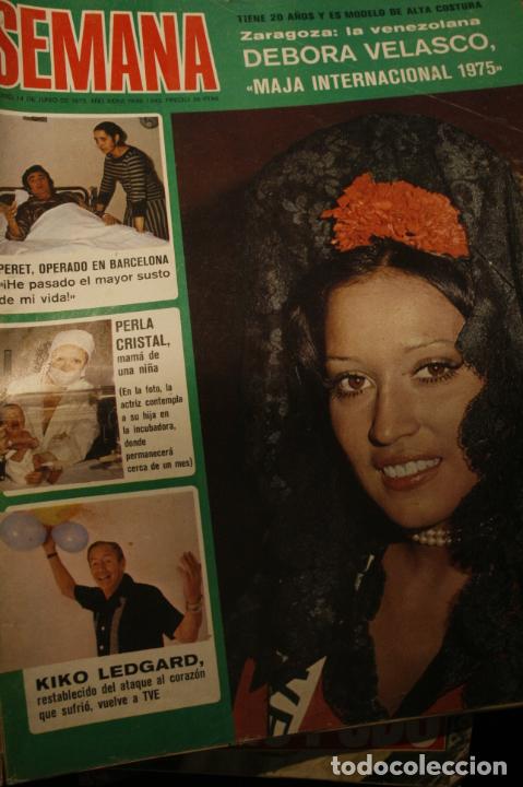 Coleccionismo de Revistas y Peri&oacute;dicos: MIGUEL BOSE DALIDA ROCIO JURADO ORNELLA MUTI SARA MONTIEL ROCIO DURCAL AMPARO MU&Ntilde;OZ 1975