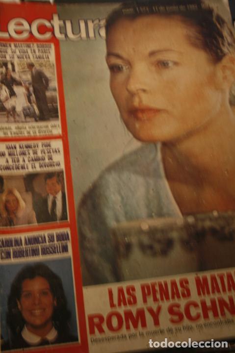 Coleccionismo de Revistas y Peri&oacute;dicos: ROMY SCHNEIDER VACACIONES EN EL MAR JULIO IGLESIAS ISABEL PANTOJA SALVADOR DALI UN DOS TRES 1982