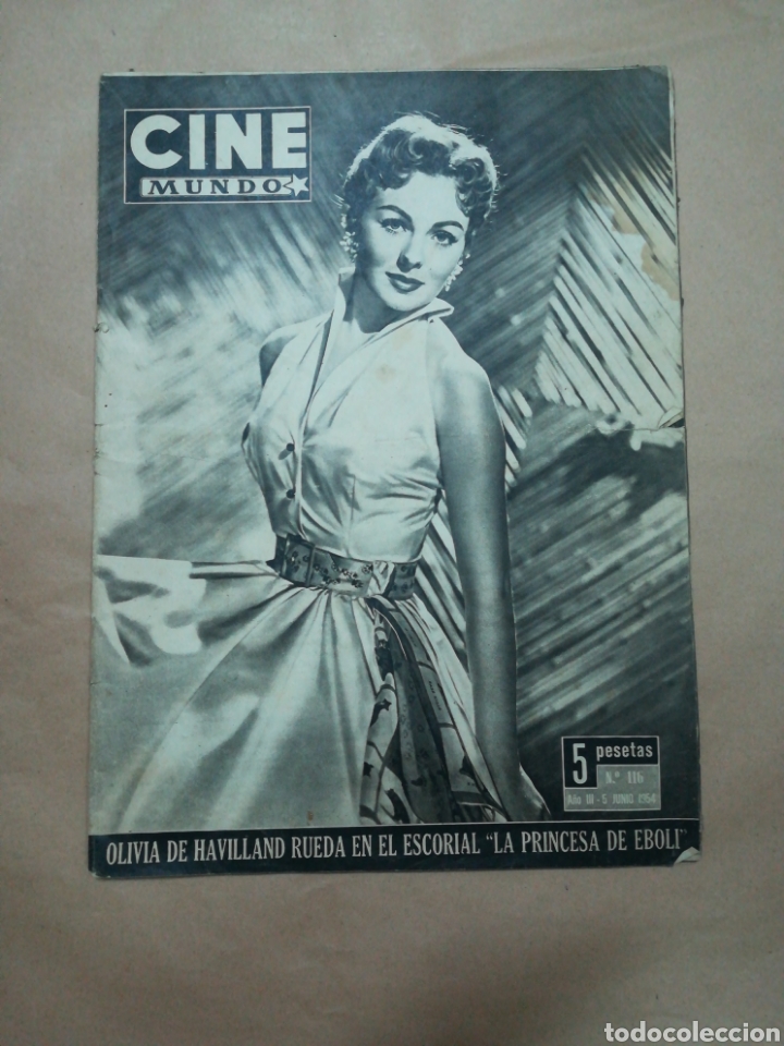 Coleccionismo de revistas y peri&oacute;dicos: Cine mundo Olivia de Havilland 116