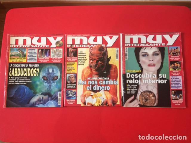 Coleccionismo de Revistas y Peri&oacute;dicos: Revista Muy Interesante (Lote 3 Revistas numeros 298, 309 y 312)