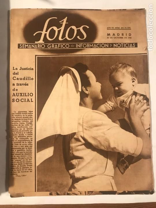 Coleccionismo de Revistas y Peri&oacute;dicos: FOTOS SEMANARIO GRAFICO 10 0CTUBRE 1942