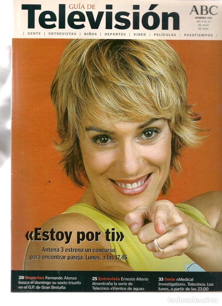 Coleccionismo de revistas y peri&oacute;dicos: GU&Iacute;A DE TELEVISI&Oacute;N. ABC. N&ordm; 245. SEMANA DE LA MODA EN SAO PAULO. 8/7/05(*)