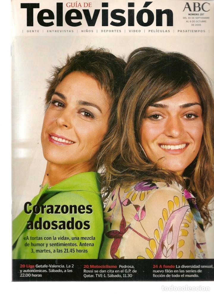 Coleccionismo de Revistas y Peri&oacute;dicos: GU&Iacute;A DE TELEVISI&Oacute;N. ABC. N&ordm; 257. PASARELA GAUD&Iacute;. 30/9/05(*)