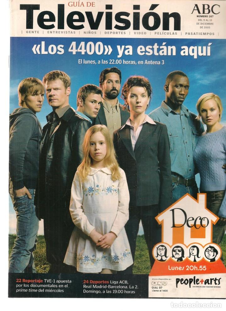 Coleccionismo de revistas y peri&oacute;dicos: GU&Iacute;A DE TELEVISI&Oacute;N. ABC. N&ordm; 267. FERN&Aacute;NDO ALONSO SE ENAMORA / FRANCISCO RIVERA. 9X/05(*)