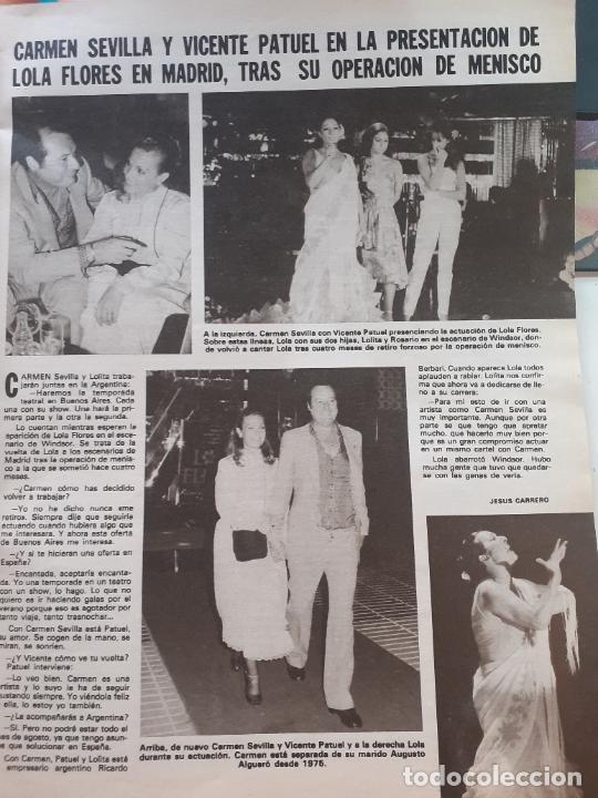 Coleccionismo de Revistas y Peri&oacute;dicos: lola flores lolita rosario carmen sevilla en el windsor