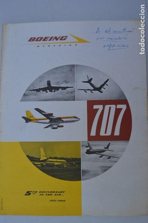 Collezionismo di Riviste e Giornali: 1959 REVISTA BOEING - BOEING 707 RARO