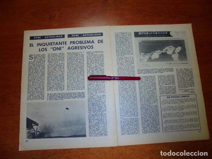 Coleccionismo de Revistas y Peri&oacute;dicos: RETAL 1969: OVNI ACTUALIDAD. EL PROBLEMA DE LOS ONI AGRESIVOS.