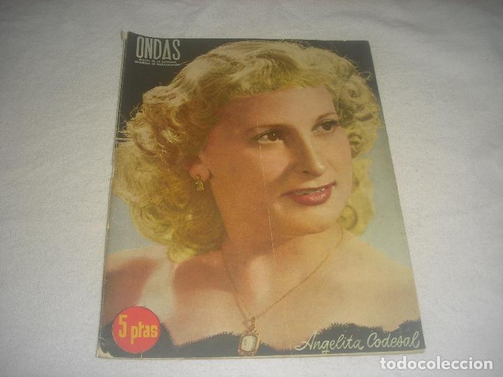 Collection Magazines and Newspapers: ONDAS N. 24 , DICIEMBRE 1953. EN PORTADA ANGELITA CODESAL .