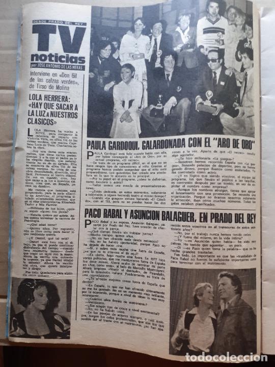 Coleccionismo de Revistas y Peri&oacute;dicos: PACO RABAL ASUNCION BALAGUER PAULA GARDOQUI ROCIO DURCAL GLORIA FUERTES SANCHO GRACIA TORREBRUNO