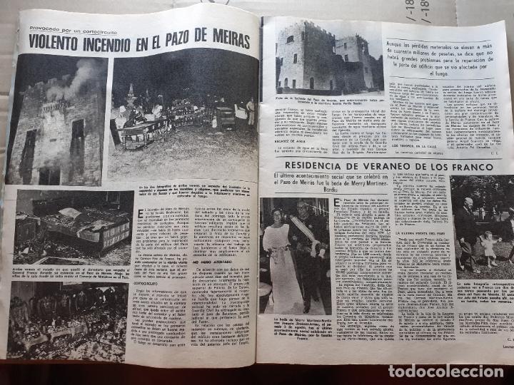 Sammeln von Zeitschriften und Zeitungen: EL PAZO DE MEIRAS INCENDIO